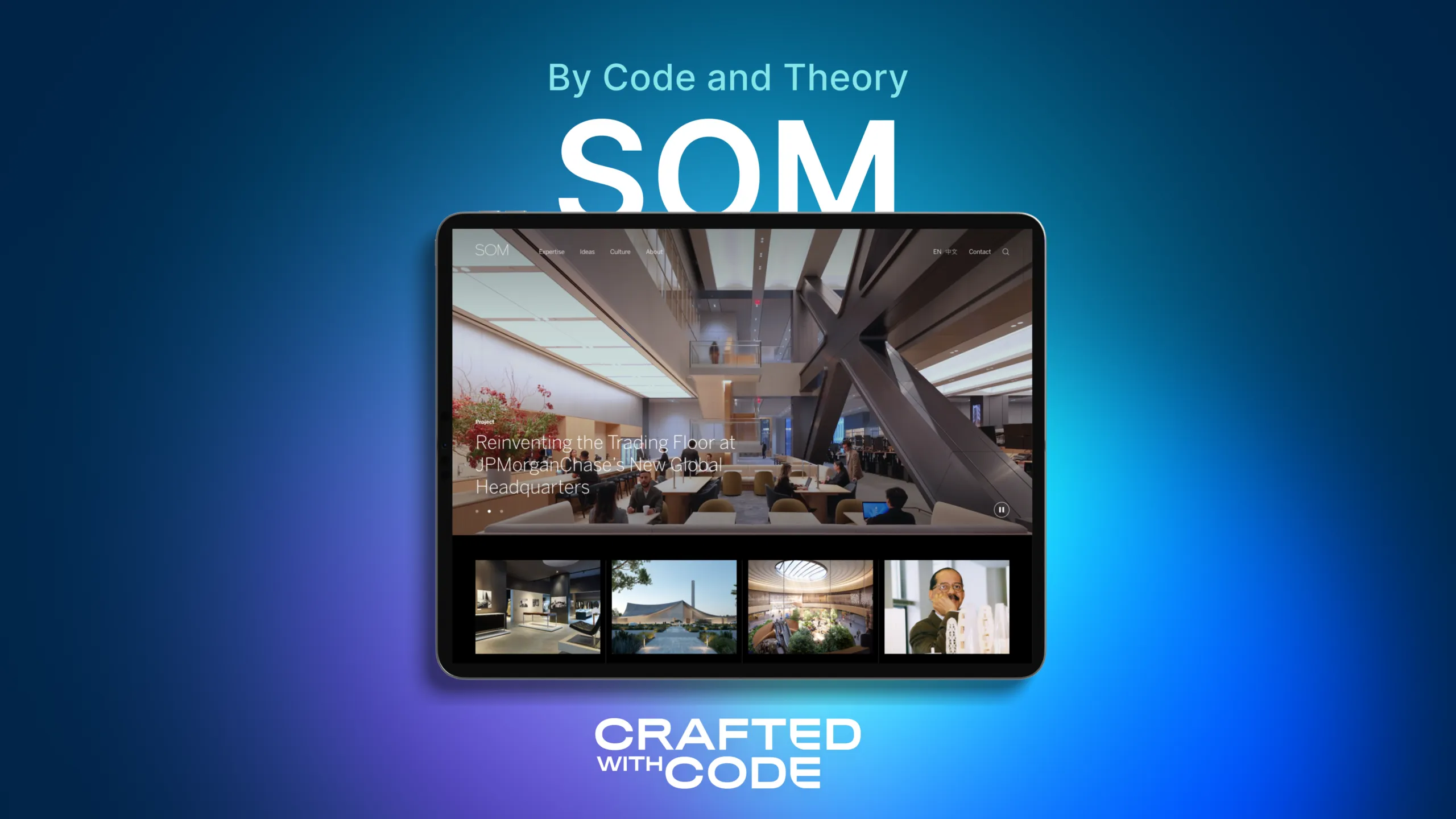 Crafted with Code SOM by Code and Theory