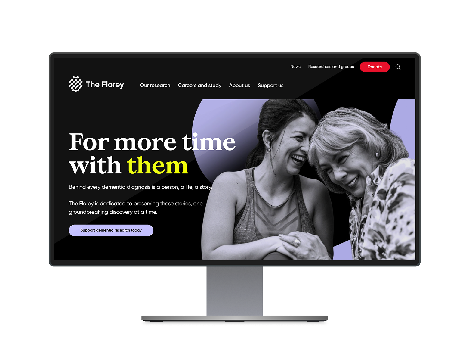 Screenshot of the The Florey website
by Spark Digital Agency