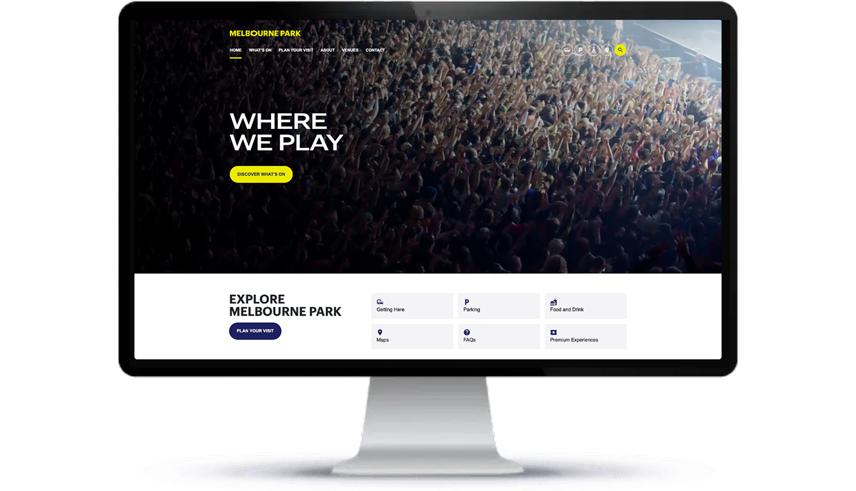 whiteGREY case study for melbourne park