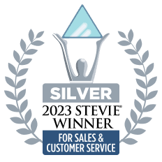 2023 Silver Stevie Winner for Sales & Customer Service
